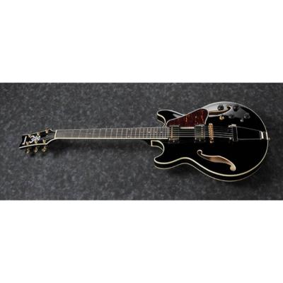IBANEZ AMH90-BK Artcore Expressionist Black エレキギター 斜めアングル画像