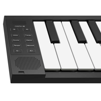 TAHORNG OP88BK 折り畳み式電子ピアノ MIDIキーボード 88鍵盤 ブラック コントロール部