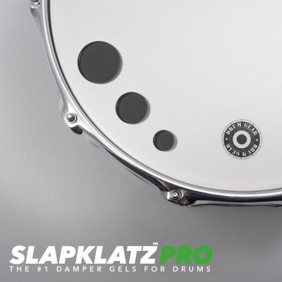 SlapKlatz PRO Ver.2 GEL Black ドラム用ミュートジェル 使用例画像