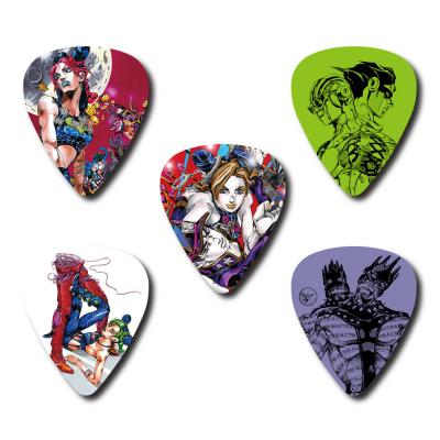 320design JOJO-PC4 ジョジョの奇妙な冒険 ストーンオーシャン ギターピックセット 「ストーンオーシャン」に登場するキャラクターがデザインされています。
