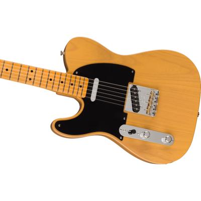 Fender American Vintage II 1951 Telecaster Left-Hand Maple Fingerboard Butterscotch Blonde ボディトップ画像