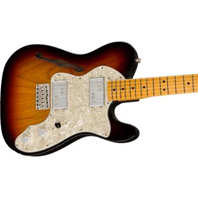 Fender American Vintage II 1972 Telecaster Thinline MN WT3TB エレキギター 斜めアングル画像