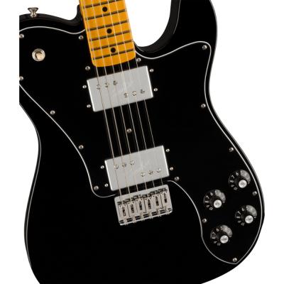 Fender American Vintage II 1975 Telecaster Deluxe MN BLK エレキギター ボディトップ画像