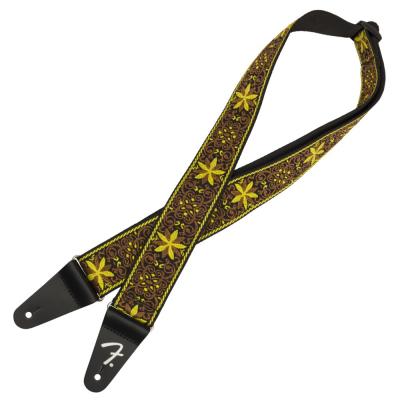 Fender Pasadena Woven Strap Yellow Wallflower 2" ギターストラップ