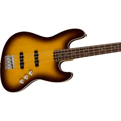 Fender Aerodyne Special Jazz Bass RW Chocolate Burst エレキベース 斜めアングル画像