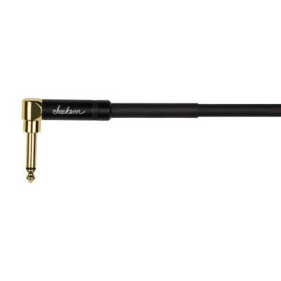 Jackson High Performance Cable Black SL 21.85ft ギターケーブル L型プラグ画像