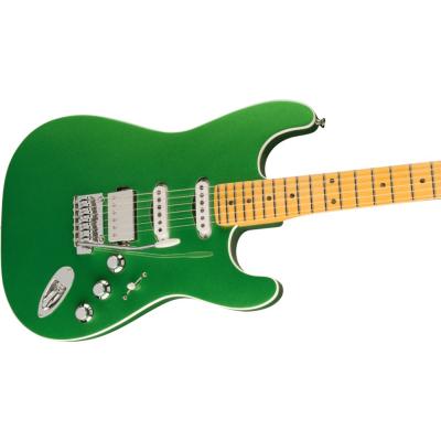Fender Aerodyne Special Stratocaster HSS MN Speed Green Metallic エレキギター 斜めアングル画像