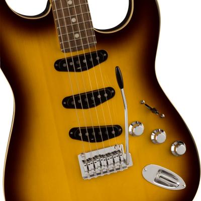 Fender Aerodyne Special Stratocaster RW Chocolate Burst エレキギター ボディアップ画像