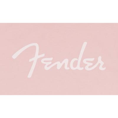 Fender Spaghetti Logo T-Shirt Shell Pink M Tシャツ 半袖 Mサイズ ロゴ画像