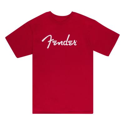 Fender SPAGHETTI LOGO T-SHIRT DAKOTA RED L Tシャツ Lサイズ