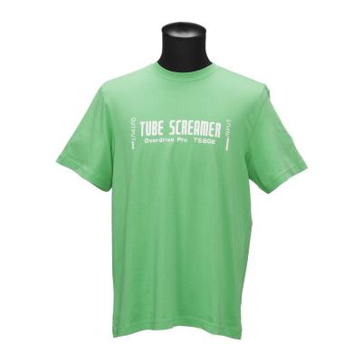 IBANEZ アイバニーズ IBAT010S TUBE SCREAMERデザイン Tシャツ グリーン Sサイズ 正面画像