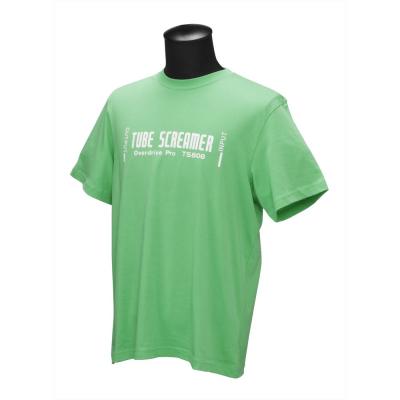 IBANEZ アイバニーズ IBAT010S TUBE SCREAMERデザイン Tシャツ グリーン Sサイズ 全体画像