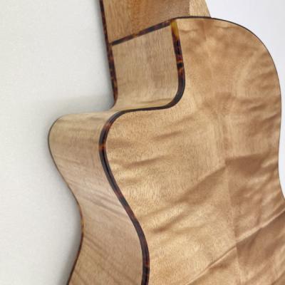 DCT UKC-2152CE エレクトリックコンサートウクレレ ボディバック斜めアングル画像