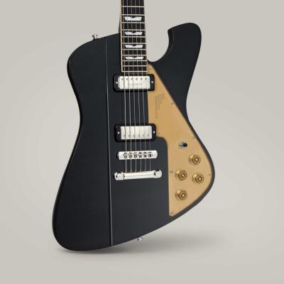 Baum Guitars Backwing Limited Drop Pure Black エレキギター ボディアップ画像