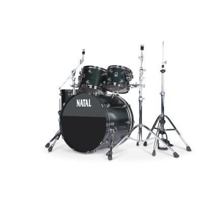 NATAL KWN-UF22-BCB1 Original Walnut Cerulean Blue ドラムセット NATAL UF22 左側の画像