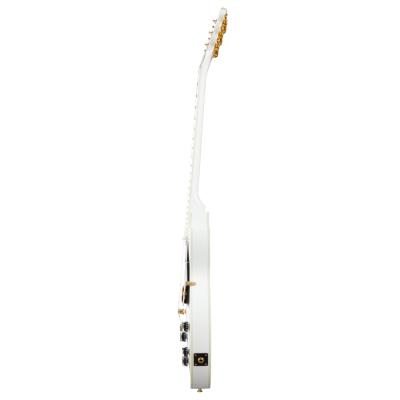 Epiphone Les Paul Custom Alpine White エレキギター ボディサイド画像