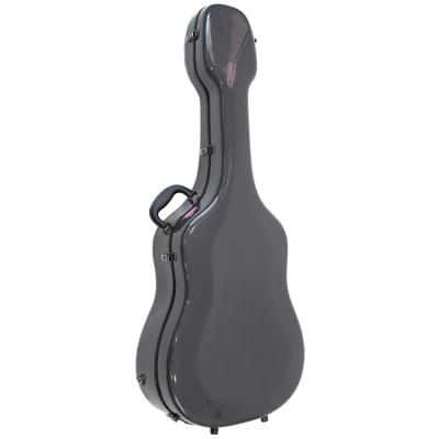 Grand Oply OM/OOO-style ダークグレー アコースティックギター用ケース