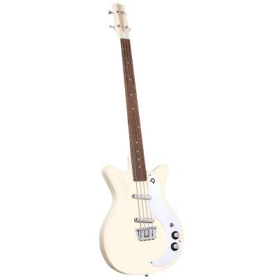 Danelectro 59DC SHORT SCALE BASS VINTAGE CREAM エレキベース Danelectro 59DC SHORT SCALE BASS VINTAGE CREAM ボディサイドが見える画像