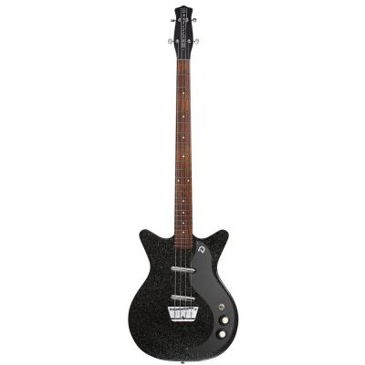 Danelectro 59DC SHORT SCALE BASS BLACK METALFLAKE エレキベース