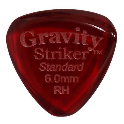 GRAVITY GUITAR PICKS GSRS6P-RH Striker Standard， Speed Bevels(RH) 6mm ギターピック