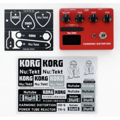 Nu:Tekt HD-S HARMONIC DISTORTION ハーモニックディストーション ギターエフェクター nutube 【要組み立て&ハンダ付け無し】 付属ステッカー画像