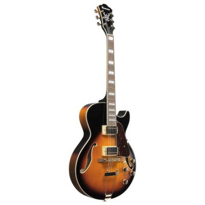 IBANEZ AG75G-BS Artcore CompactSize Brown Sunburst エレキギター 斜めアングル画像
