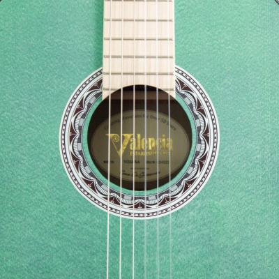 Valencia VC354H AB 4/4 クラシックギター サウンドホール画像