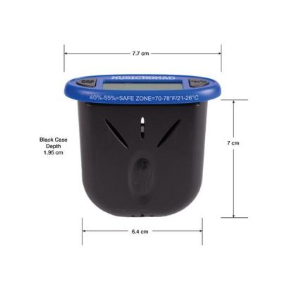 MUSIC NOMAD MN305 デジタル温湿度計 サイズ画像