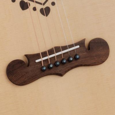 ZEMAITIS CAF-85HCW Natural エレクトリックアコースティックギター ブリッジ画像