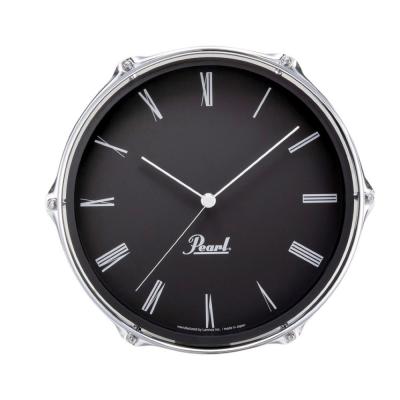 Pearl POG-CLOCK #B Drum Style Clock ブラック 掛け時計