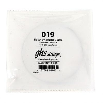 GHS 019 Singles Plain Steel Strings .019 ギター用 バラ弦