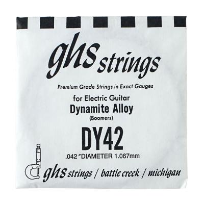 GHS DY42 Singles Boomers ROUNDWOUND .042 エレキギター用 バラ弦