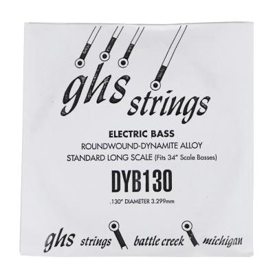 GHS DYB130 Singles Bass Boomers ROUNDWOUND .130 エレキベース用 バラ弦