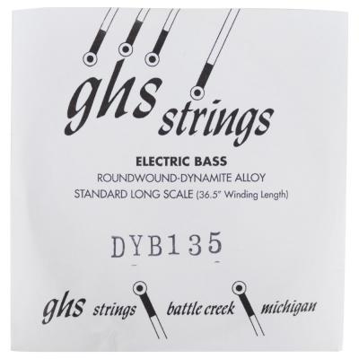 GHS DYB135 Singles Bass Boomers ROUNDWOUND .135 エレキベース用 バラ弦