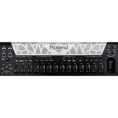 ROLAND FR-8XB BK ボタン鍵盤タイプ Vアコーディオン ボタン部画像