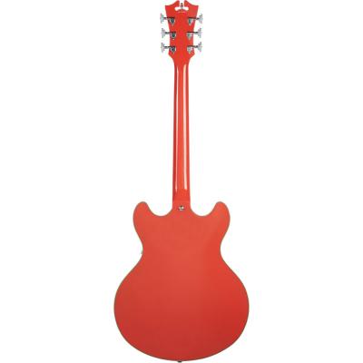 D’Angelico Premier DC Fiesta Red エレキギター ボディバック画像