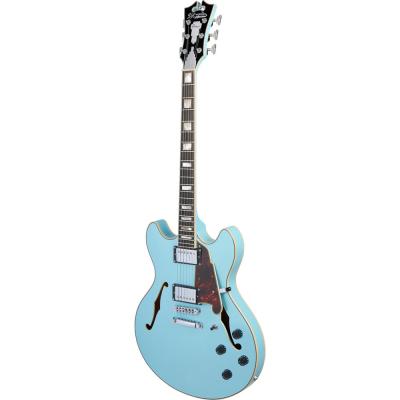D’Angelico Premier DC Sky Blue エレキギター トップ、バック画像