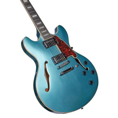 D’Angelico Premier DC Ocean Turquoise エレキギター ボディアップ画像