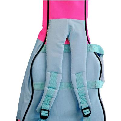 Kavaborg HOBG50F Acoustic Guitar Case Pink OOO/コンサートサイズ向けアコースティックギター用ソフトケース ショルダーストラップ画像