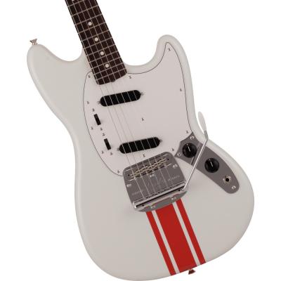 Fender 2023 Collection MIJ Traditional 60s Mustang RW OWT/RED Competition Stripe エレキギター ボディ画像