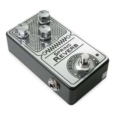Colortone Pedals Spring Reverb リバーブ ギターエフェクター 斜めアングル画像