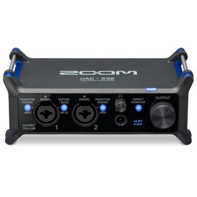 ZOOM UAC-232 2イン/2アウト仕様 32bitフロート対応 USB-Cオーディオ・インターフェース