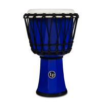 LP LP1607BL  7-INCH ROPE TUNED CIRCLE DJEMBE WITH PERFECT-PITCH HEAD BLUE ジャンベ