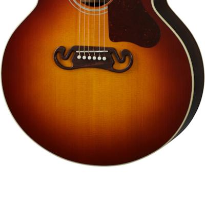 Gibson SJ-200 Studio Rosewood Rosewood Burst エレクトリックアコースティックギター ギブソン エレアコ ローズウッド ボディ アップ 画像