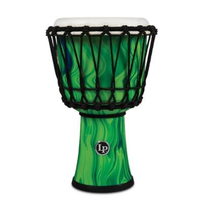 LP LP1607GM  7-INCH ROPE TUNED CIRCLE DJEMBE WITH PERFECT-PITCH HEAD Green Marble ジャンベ