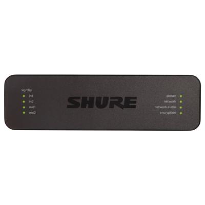 SHURE ANI22-XLR Danteネットワークインターフェイス XLR端子 フロント画像