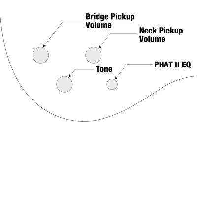 IBANEZ Gio GSR205B-WNF Walnut Flat 5弦 エレキベース 5弦 エレキベース ノブ 画像