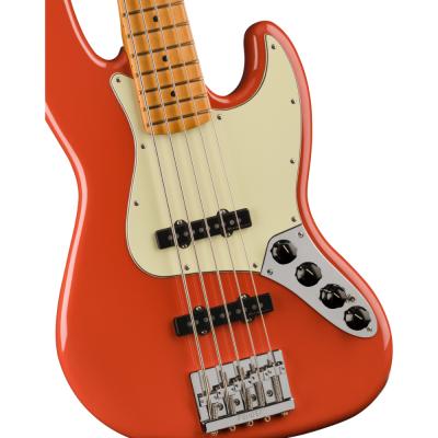 Fender Player Plus Jazz Bass V MN Fiesta Red エレキベース ボディトップ画像
