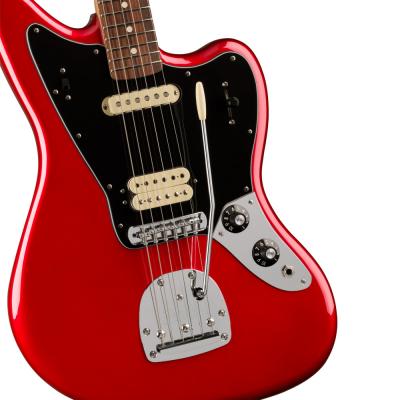 Fender Player Jaguar PF Candy Apple Red エレキギター エレキギター ジャガー ボディアップ 画像
