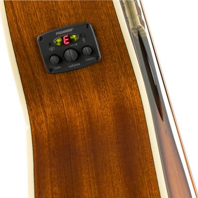 Fender FA-450CE Bass Laurel Fingerboard 3TS エレクトリックアコースティックベース コントロール画像